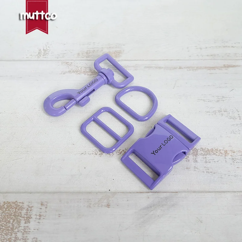Hebillas y anillos para collar perro - lote 10, grabado laser - imagen 3