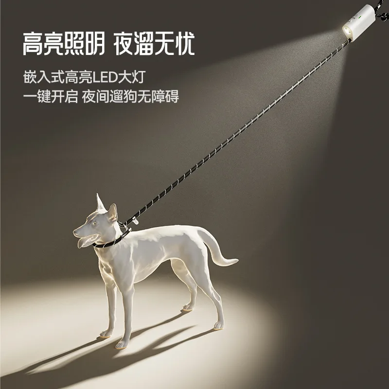 Correa grande para tirar de perros, correa para mascotas, correa para caminar para perros, lámpara de lavado a prueba de explosiones, suministros de correas para mascotas - imagen 4