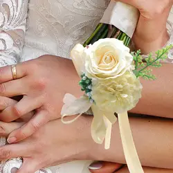 Ramillete de flores artificiales para muñeca – Pulsera para bodas