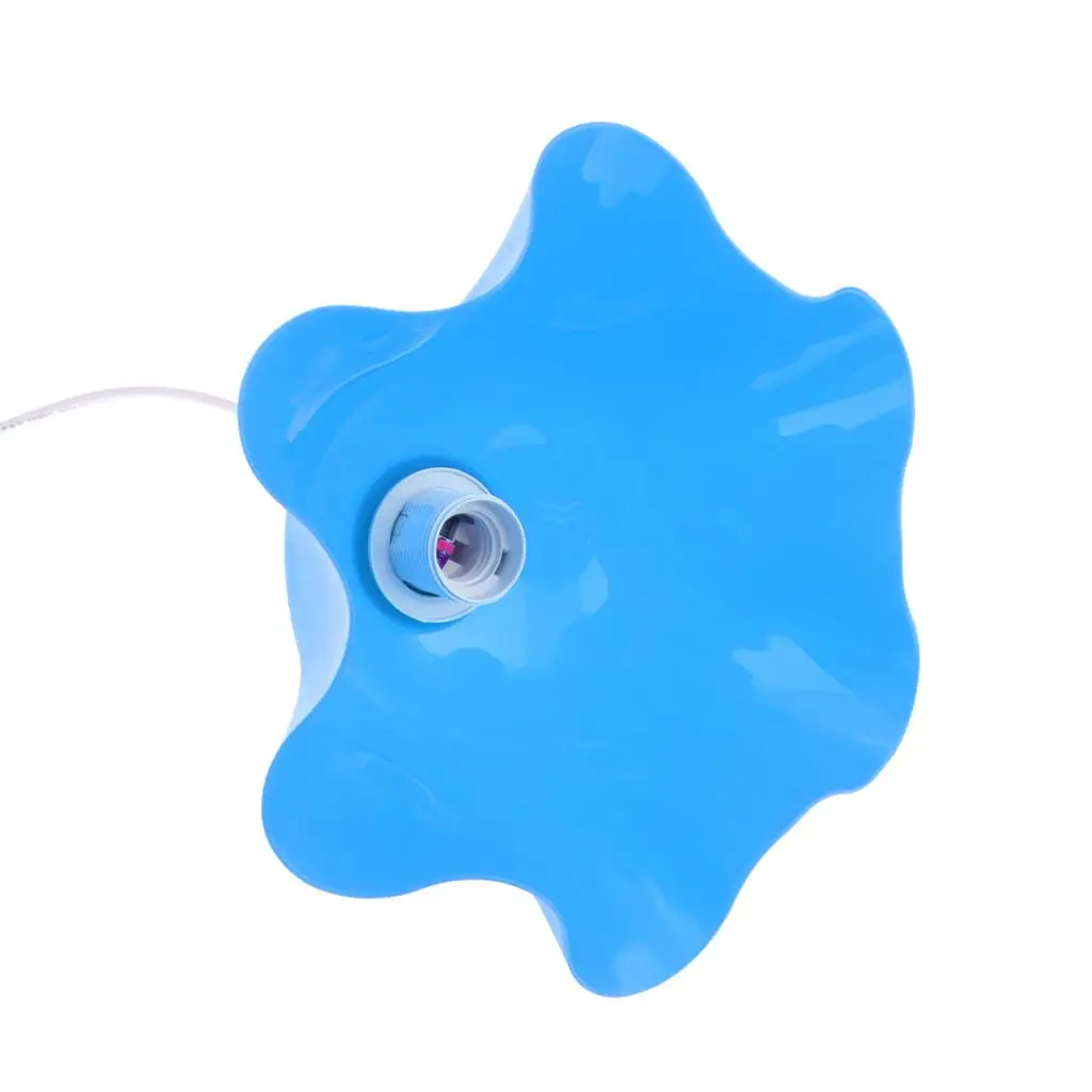 Modern Flower-Shape PVC Chandelier Lampshade Ceiling Light Shade Cover Pendant Light Fixture Home Bar Cafe Decoration 7 Color