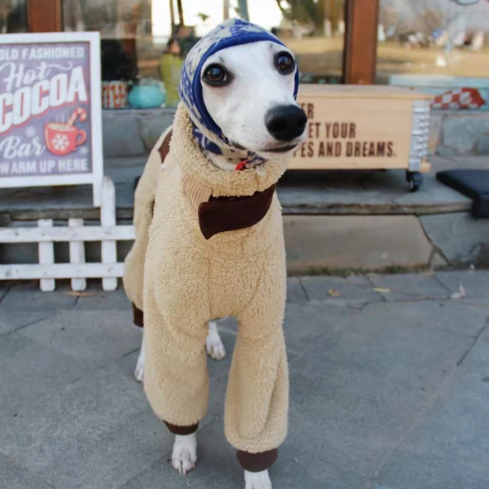 Sudadera térmica de lana para Galgo y Whippet – Abrigo suave de invierno - imagen 2