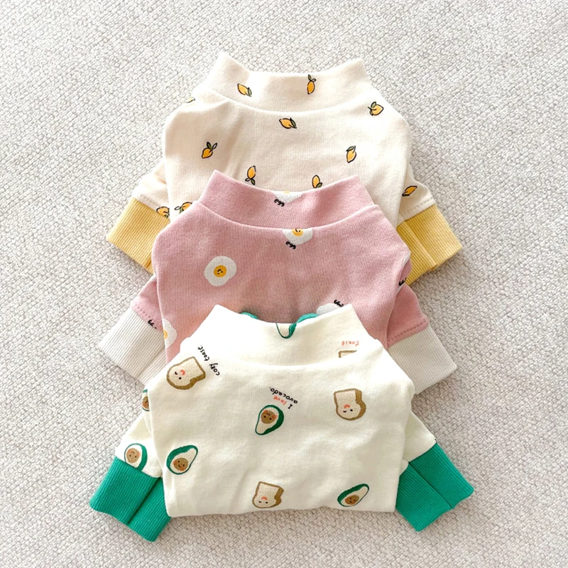 Ropa fina de verano para perro, gato, huevo blanco, ropa de cuatro patas, camisa de peluche, accesorios de moda para perros - imagen 2