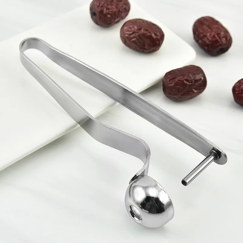 Herramienta de mano de acero inoxidable para deshuesar cereza, máquina removedora de frutas y verduras, accesorios de cocina - imagen 4