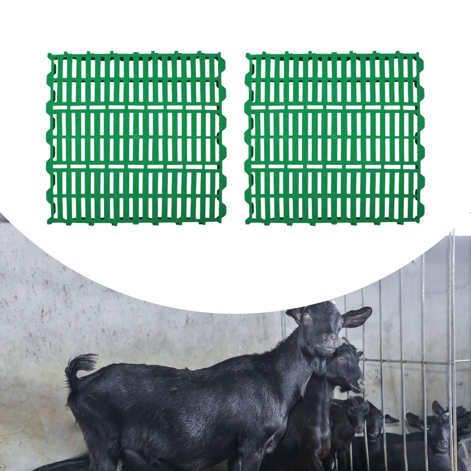 Cage Resting Mat Rabbit Cage Mat Floor Mat Playpen Feet Mats Green Professional Rabbit Feet Pad Fecal Leakage Plate for Sheeps