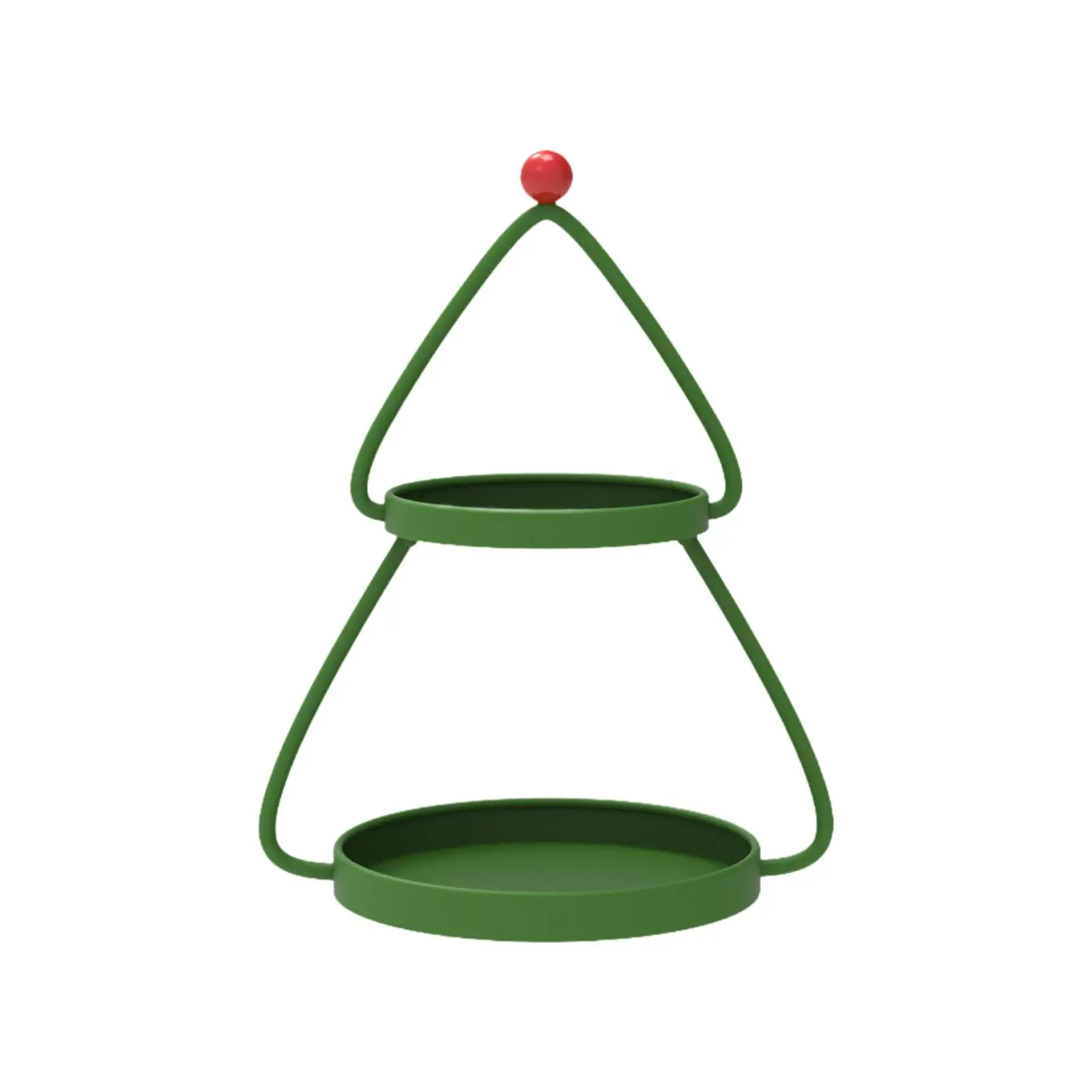 Bandeja para servir de 2 niveles, suministros para fiestas limpios de magdalenas, soporte de exhibición para postres, estante organizador para dormitorio, Hotel y baño - imagen 2