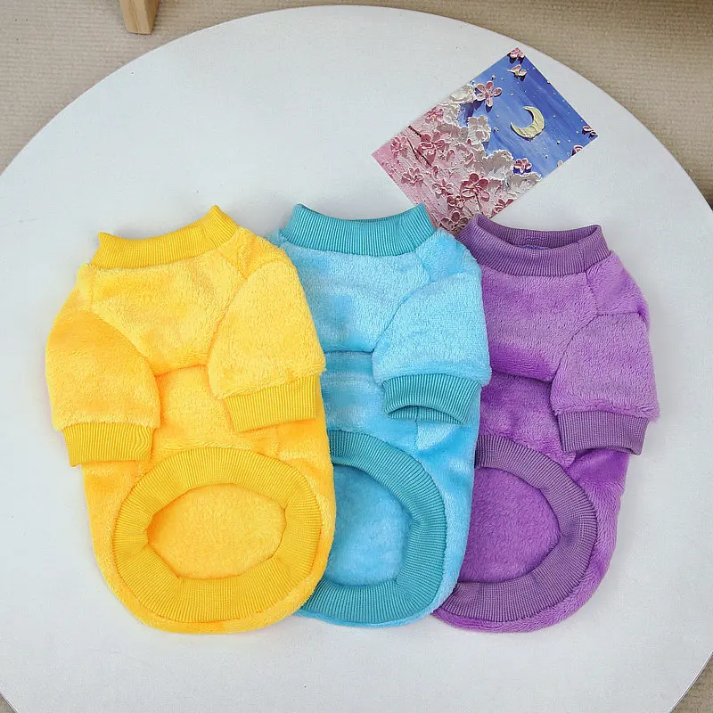 Chaleco de lana suave para cachorros, ropa para perros pequeños y gatos, trajes de invierno para mascotas, disfraz de Bulldog Francés, Chihuahua, caniche, accesorios para mascotas - imagen 4