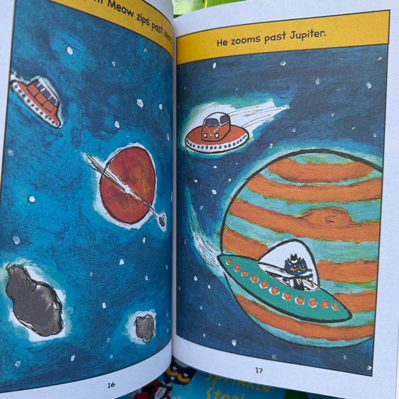 2025 lo último en puedo leer Pete, libros ilustrados de gato, cuentos famosos para niños, libro infantil de cuentos en inglés, 32 libros/juego de libros para dormir - imagen 3