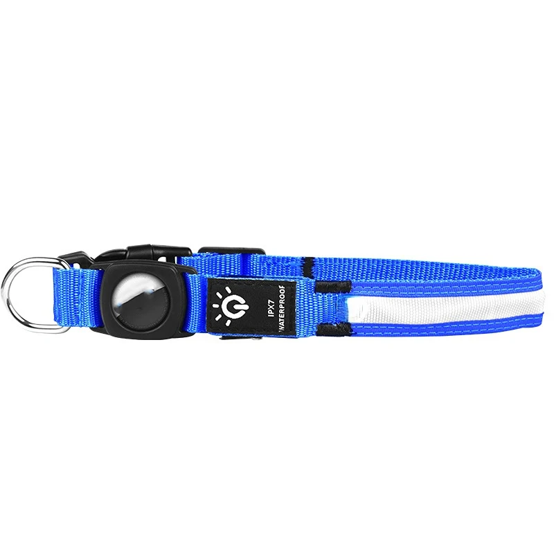 Collar para perro, superventas, funda protectora Airtag sin posicionamiento, rastreador, impermeable, LED, Collar luminoso para mascotas, Collar para gato - imagen 5