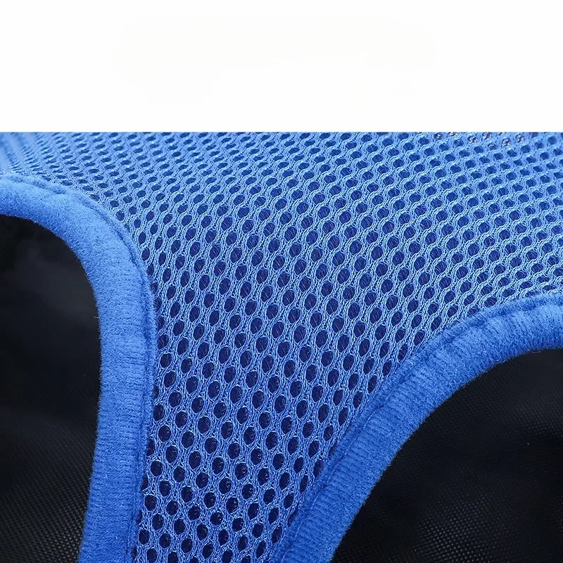 Mochila transportadora para perros y mascotas, portátil, transpirable, con doble hombro, bolsa frontal de malla para perros pequeños y gatos al aire libre - imagen 4