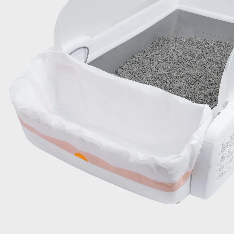 Bolsas de basura de 4 rodillos para caja de arena para gatos autolimpiante MagicScoop, bolsas con forro automático para caja de arena, bolsas de basura con revestimiento de repuesto - imagen 4