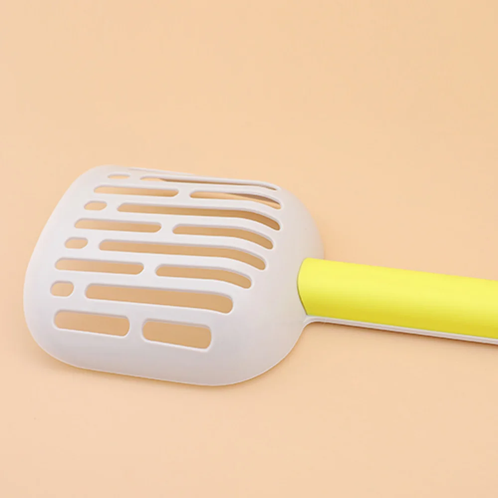 Pala de arena grande para gatos: pala de arena gruesa y resistente para mascotas, cabezal de pala ancha para una fácil limpieza, material plástico duradero, - imagen 5