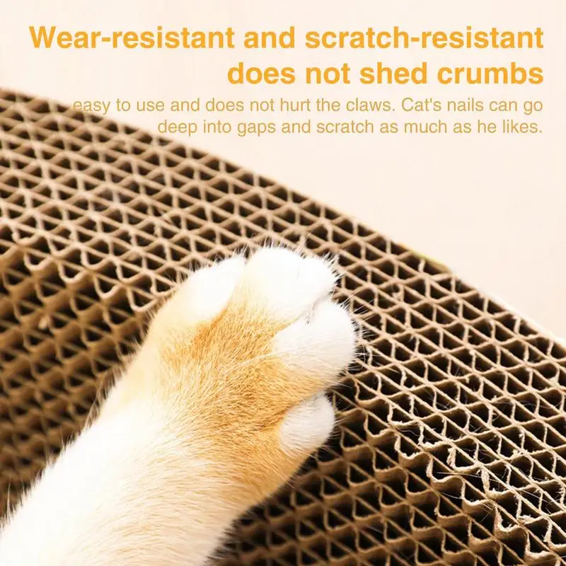 Rascadores de cartón para gatos, rascador de nido de cartón, gran espacio y estable, muebles para gatos para sala de estudio, nido de gatitos, sala de estar - imagen 2