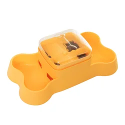 Juguete dispensador de golosinas para perros, alimentador lento para mascotas, dispensador de alimentos Press-to-Pop, juguete interactivo de rompecabezas para estimulación mental