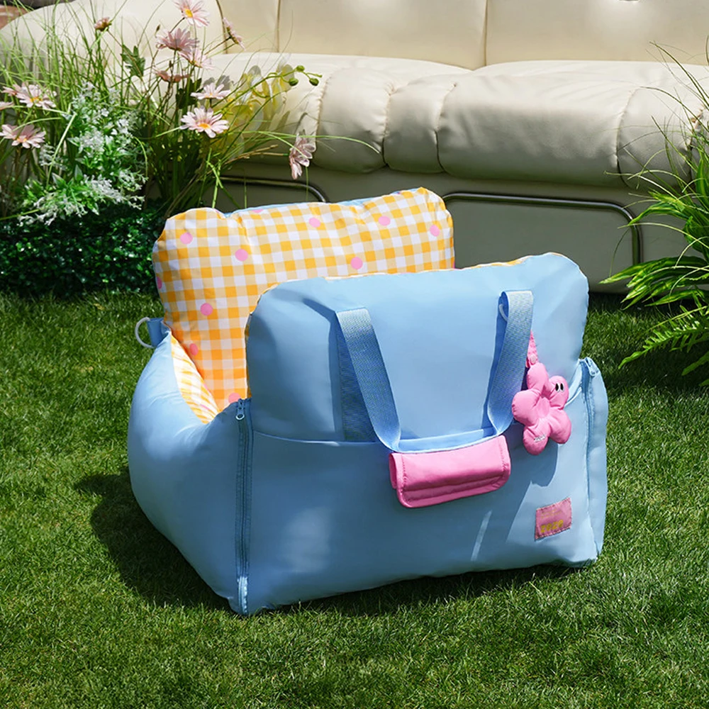 Bolsa de transporte para perros pequeños - asiento coche lavable - imagen 2