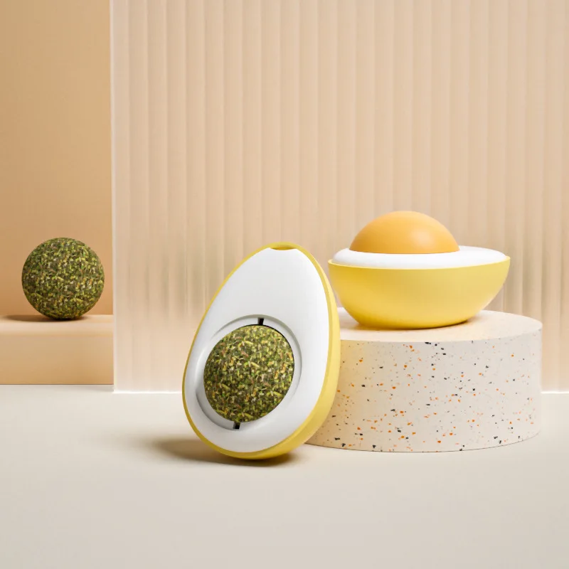 Bolas de catnip huevo juguete divertido para masticar gatos - imagen 4