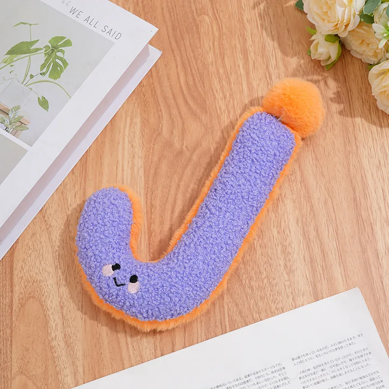 Juguete de peluche resistente a mordidas con letras bordadas para perros y gatos - imagen 3