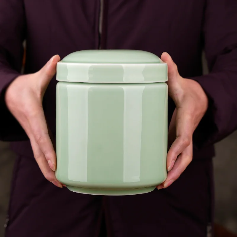 Pet Ashes Storage Memento Ceramic Sealed Jars Silicone Lid Leak-proof Moisture-proof Storage Urns Pet Cat Dog Decorative Caskets - imagen 3