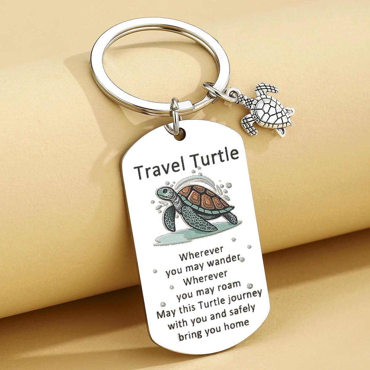 Llavero tortuga marina: regalo original para viajeros - imagen 4