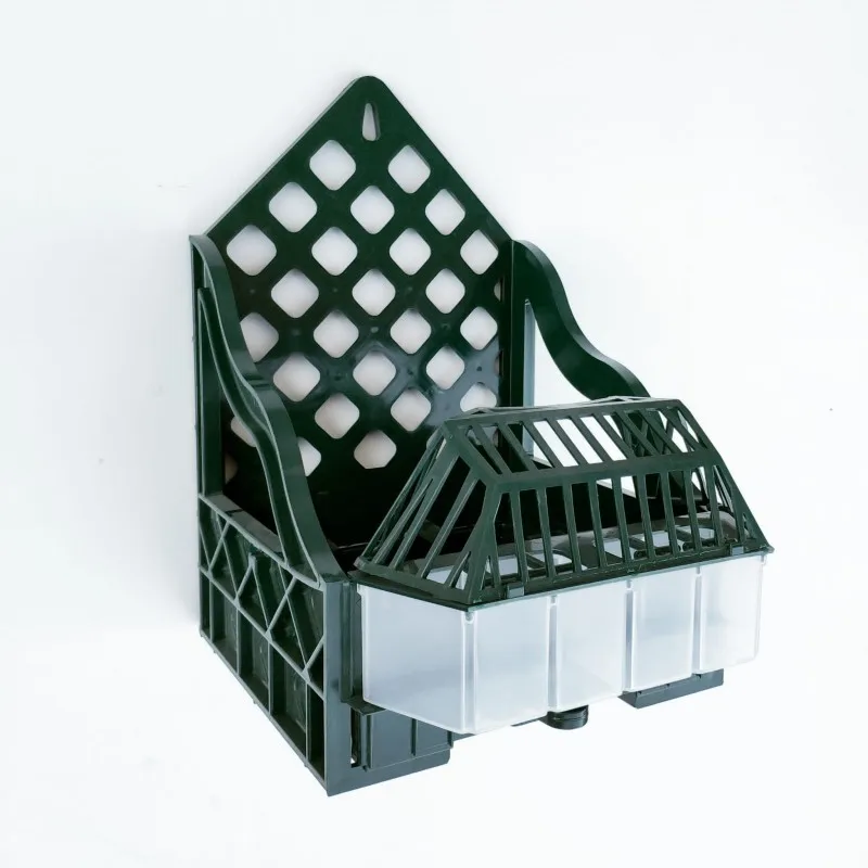 Jaulero para perdiz de reclamo-casillero para jaula con comedero y bandeja extraible - imagen 2