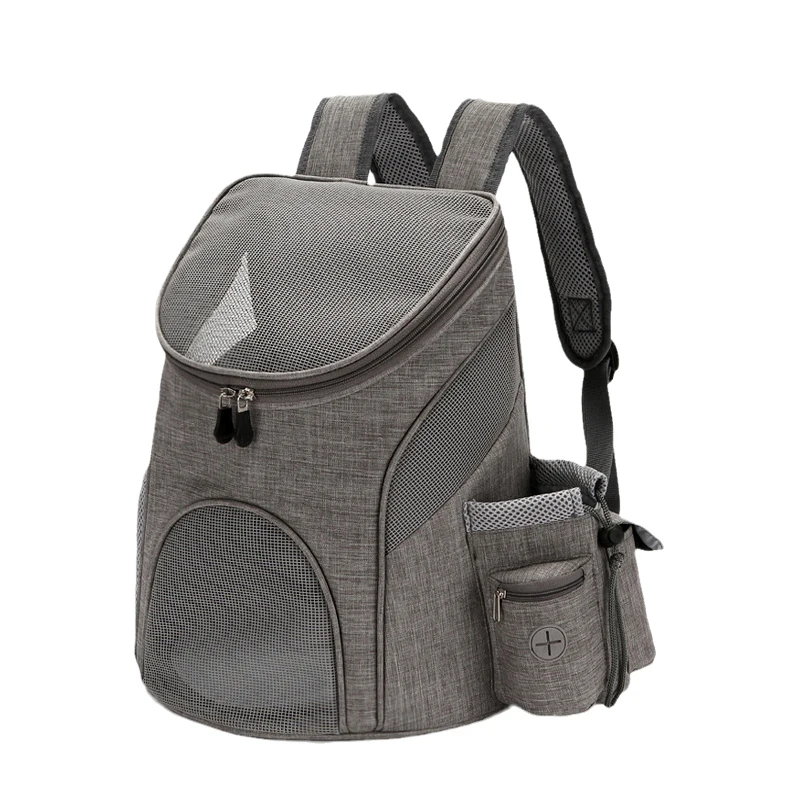 Mochila de malla de verano para perros y mascotas, bolsas de transporte transpirables para viajes al aire libre para cachorros y gatos, suministros para mascotas, mochila para perros pequeños - imagen 4