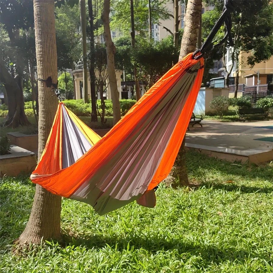 Hamaca plegable para acampar con bolsa de transporte – Ultraligera y portátil - imagen 4