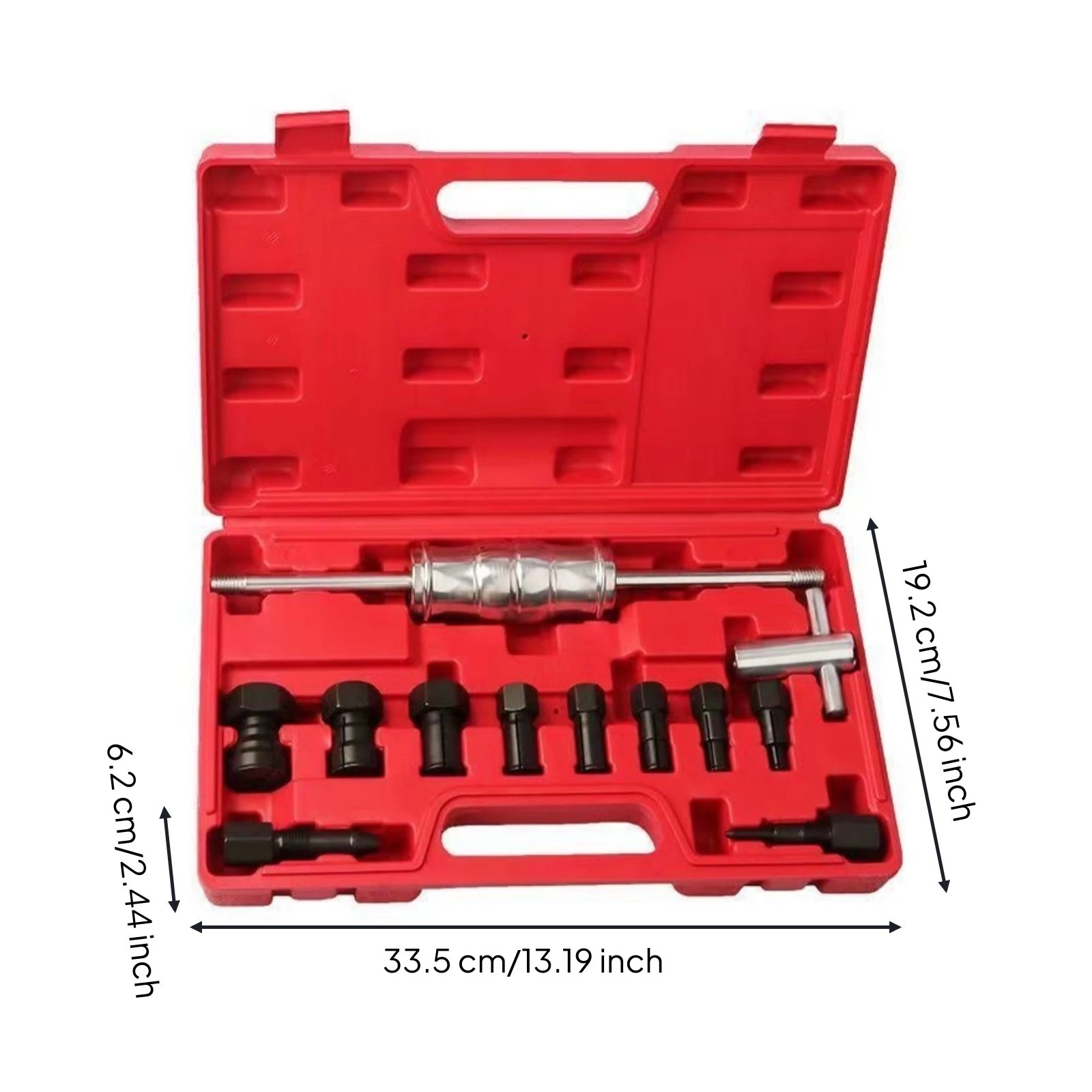 Kit de 12 extractores de rodamientos con martillo para reparación automotriz - imagen 4