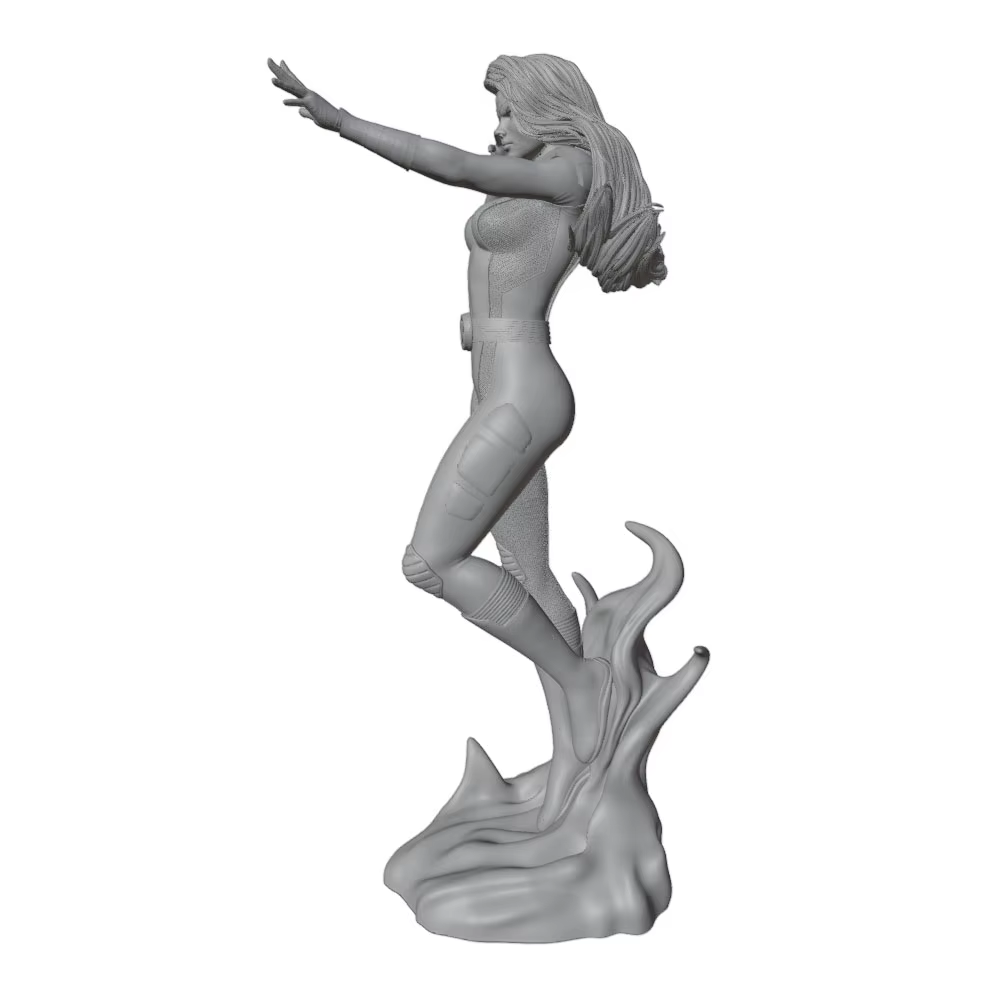 Kit modelo de resina figura de película gris 3D para montar - imagen 5