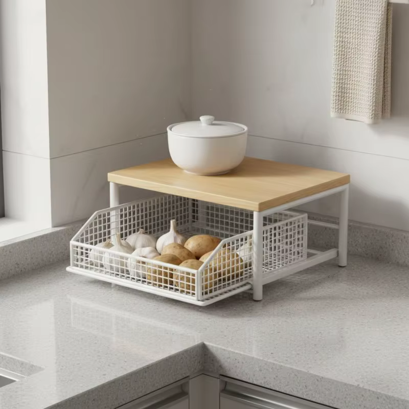 Estante Multifuncional para Microondas, Especias y Utensilios de Cocina - imagen 2