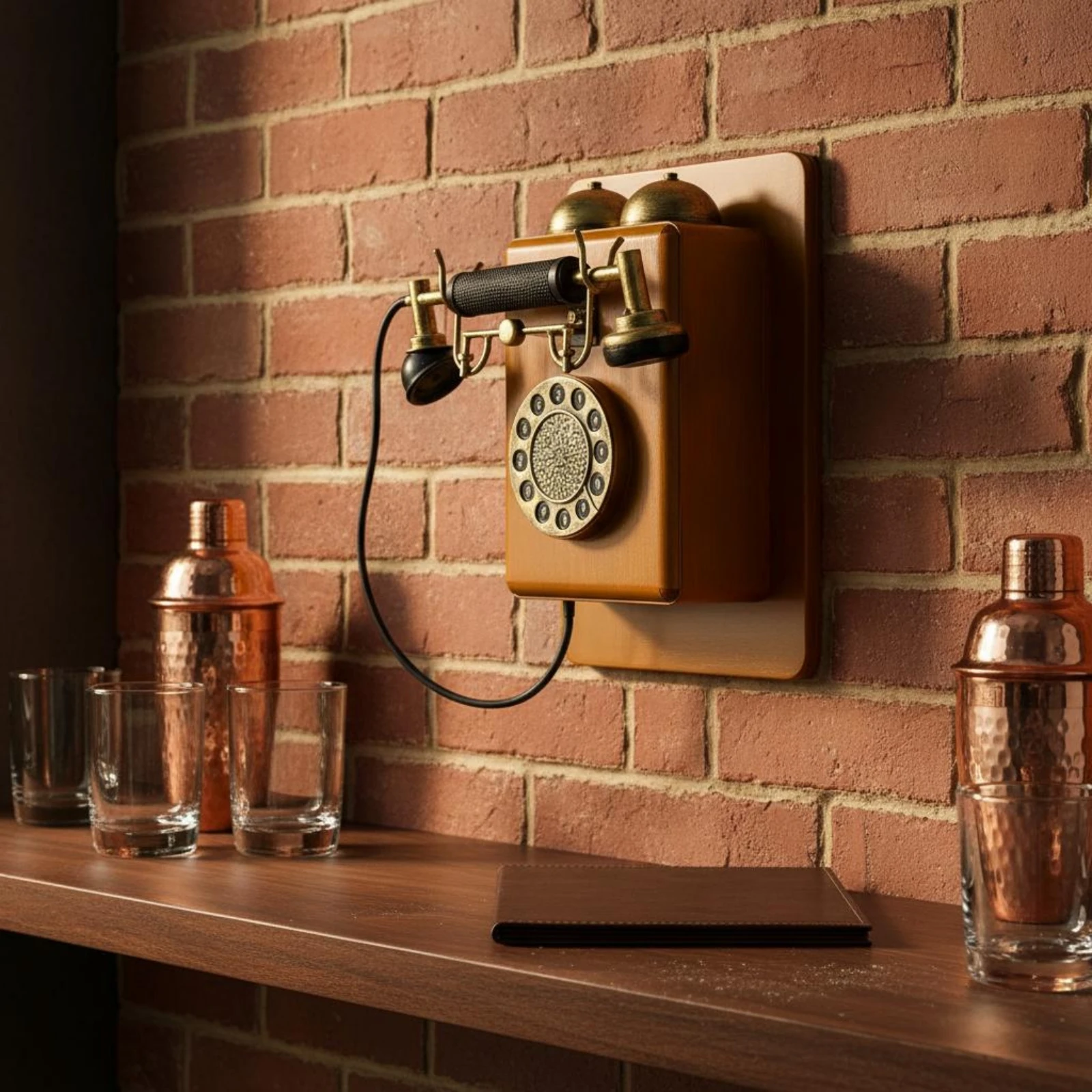 Teléfono Vintage de Pared – Adorno Decorativo - imagen 3