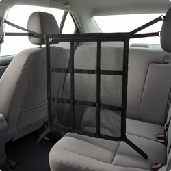 Barrera ajustable para perros y gatos – Puerta antiescape para coche, escaleras y puertas