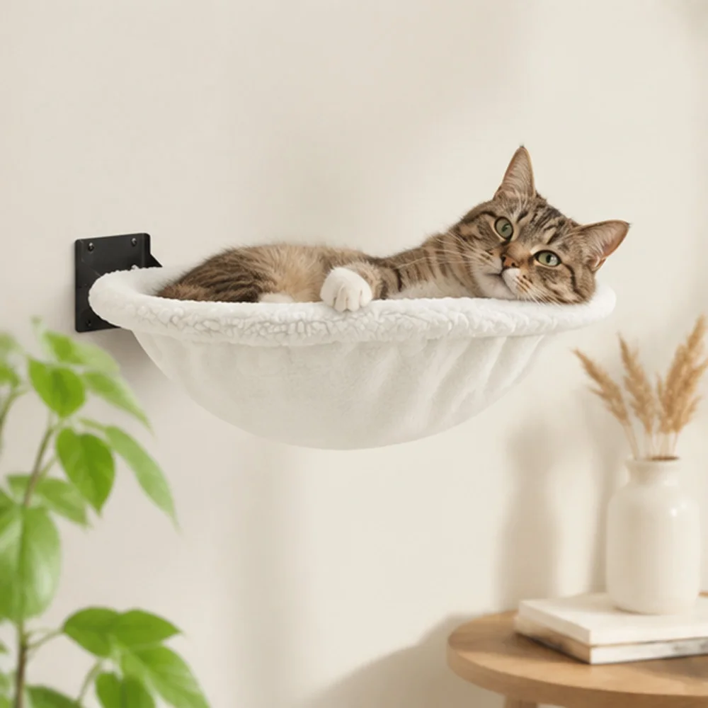 Hamaca para Gatos de Ventana – Percha Inalámbrica Plegable - imagen 4