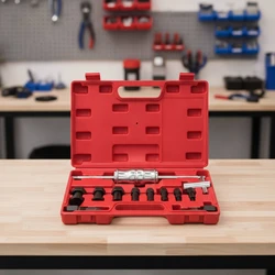 Kit de 12 extractores de rodamientos con martillo para reparación automotriz