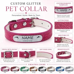 Collar reflectante personalizado ajustable para gatos y perros
