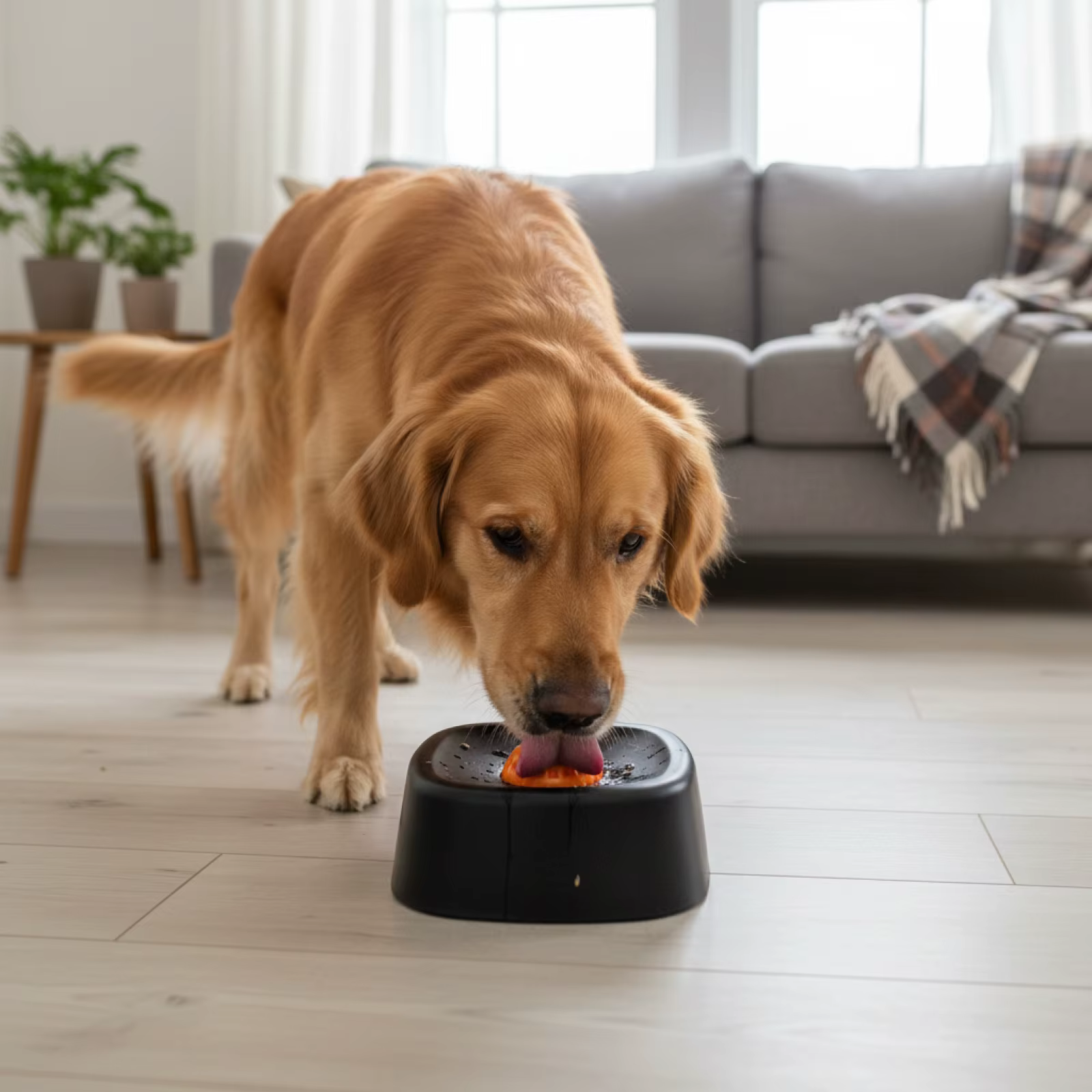Cuenco lento antiasfixia para perros – Alimentación lenta antideslizante - imagen 2