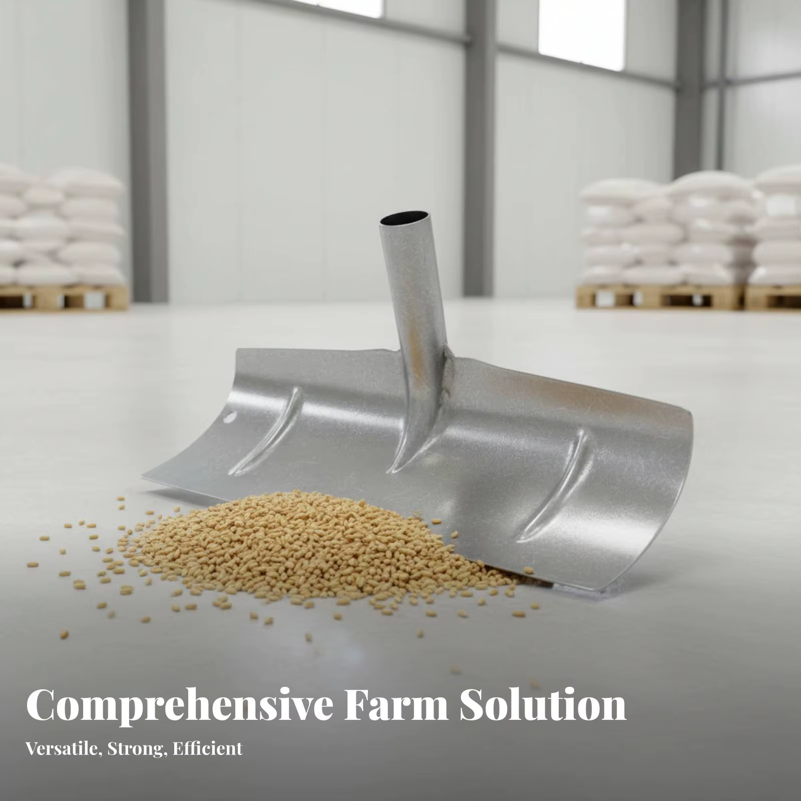 Rastrillo multiusos para granja – Pala para estiércol y nivelador de grano - imagen 4