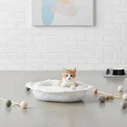 Cama transpirable gruesa para gatos de interior – Colchoneta lavable