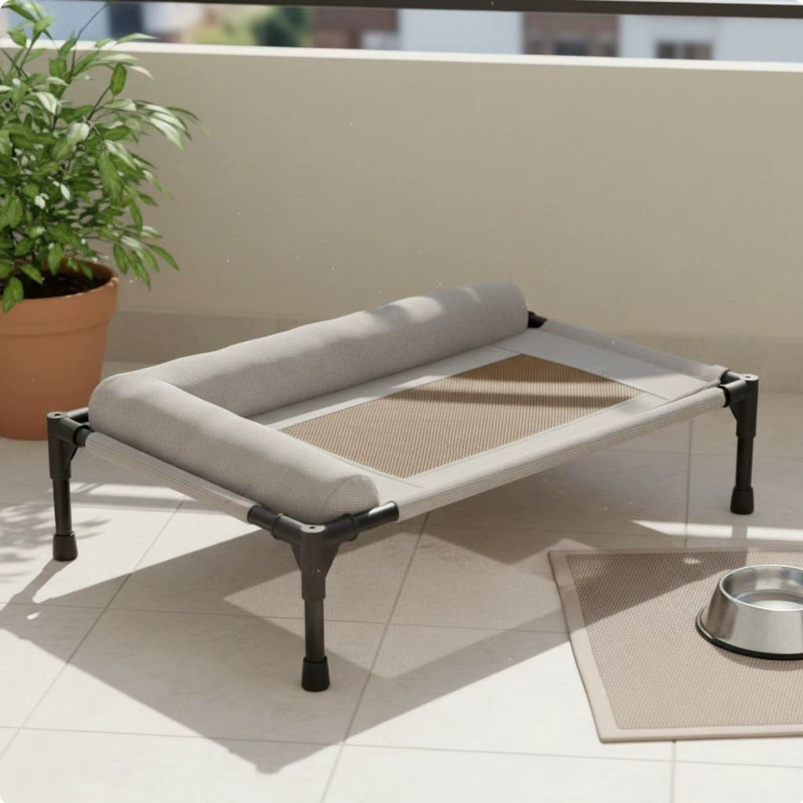 Cama elevada transpirable para gatos y perros, fresca todo el año - imagen 5