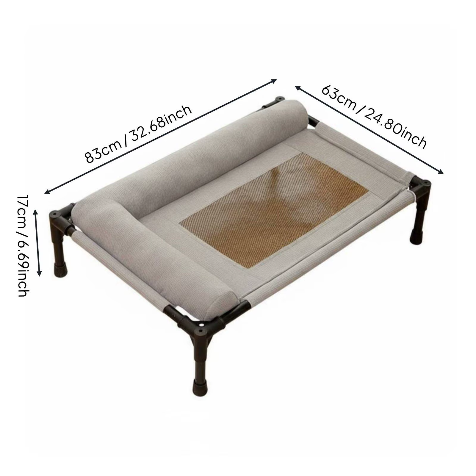 Cama elevada transpirable para gatos y perros, fresca todo el año - imagen 2