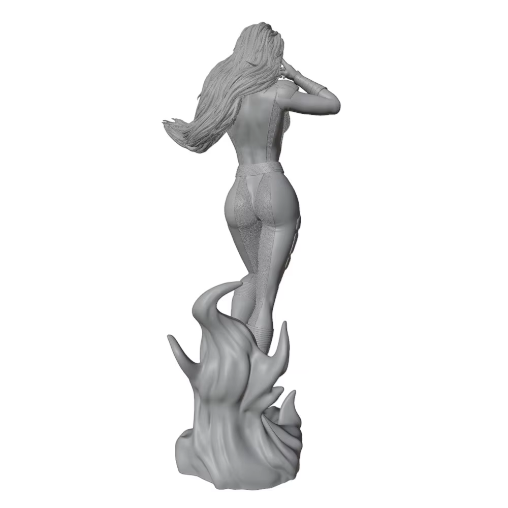Kit modelo de resina figura de película gris 3D para montar