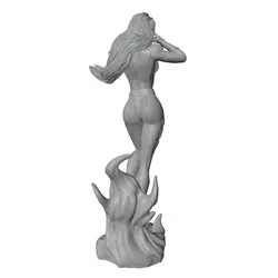 Kit modelo de resina figura de película gris 3D para montar