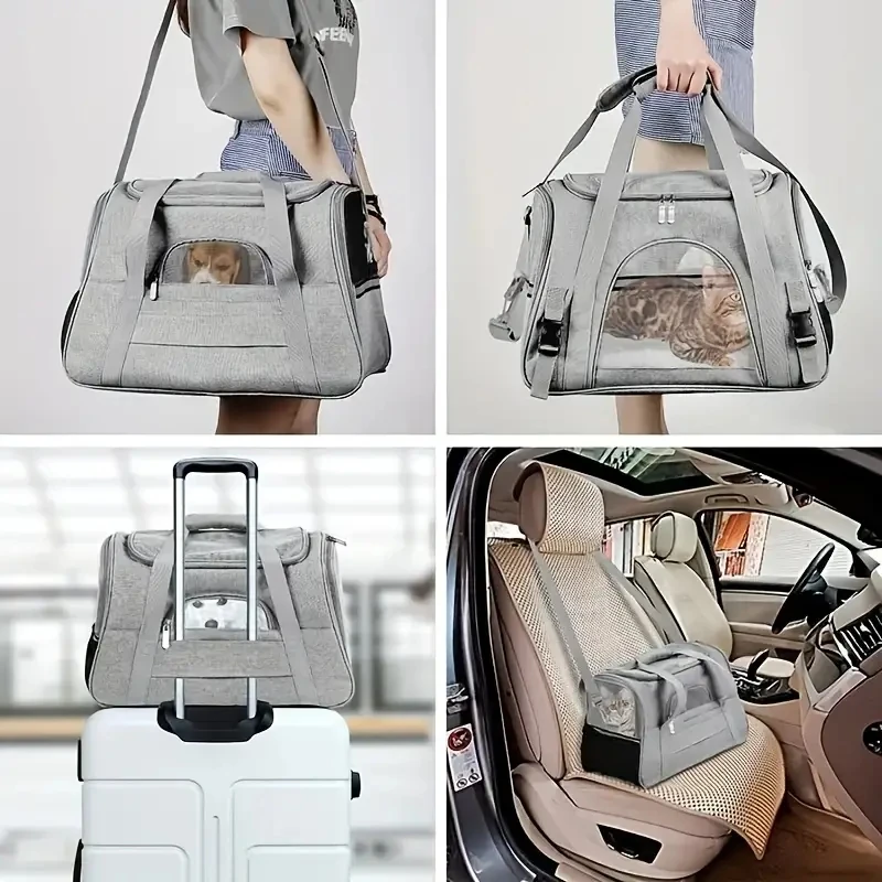 Interior acolchado del transportín con almohadilla desmontable