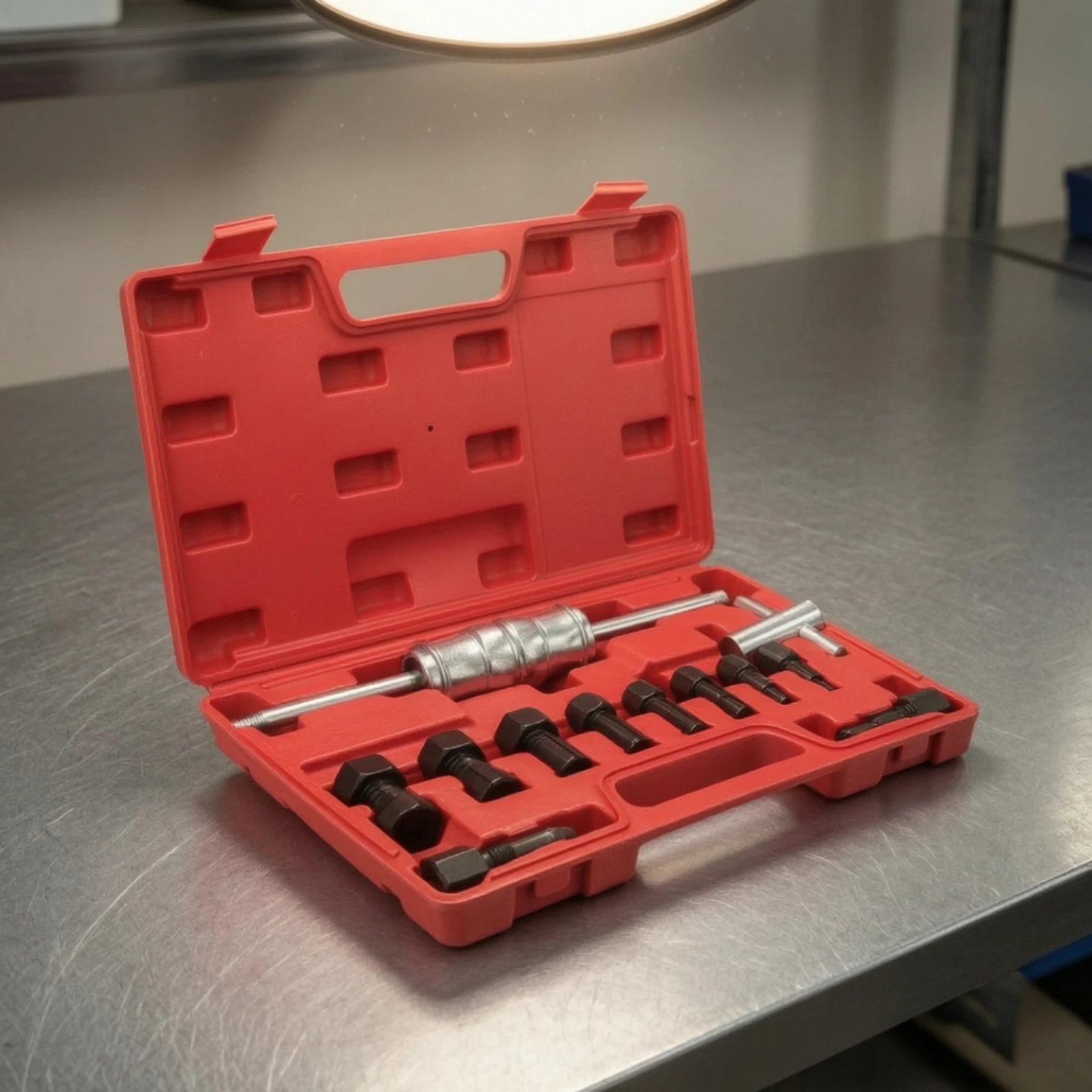 Kit de 12 extractores de rodamientos con martillo para reparación automotriz - imagen 2