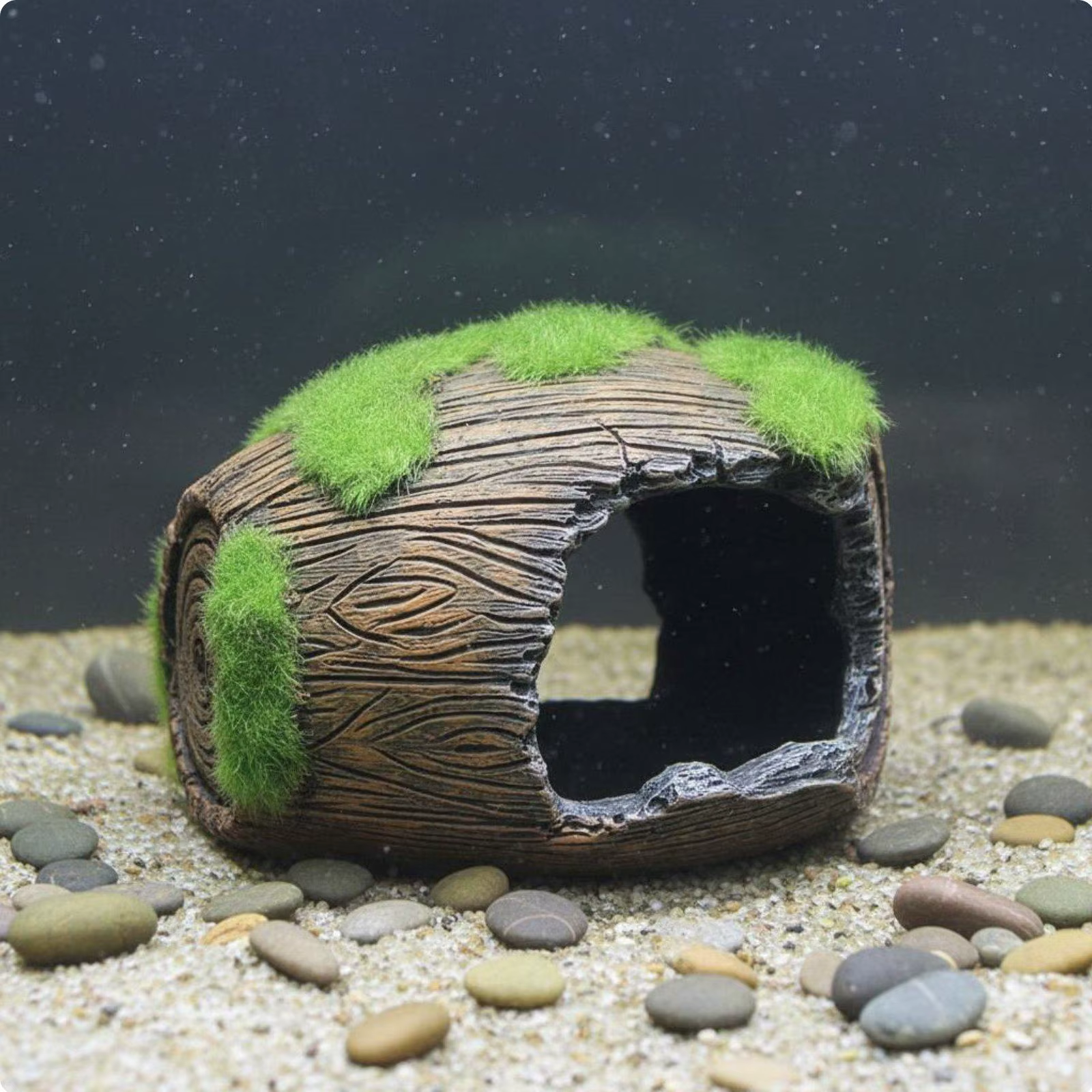 Adorno de resina para acuario: montaña con cueva y paisaje rocoso - imagen 5