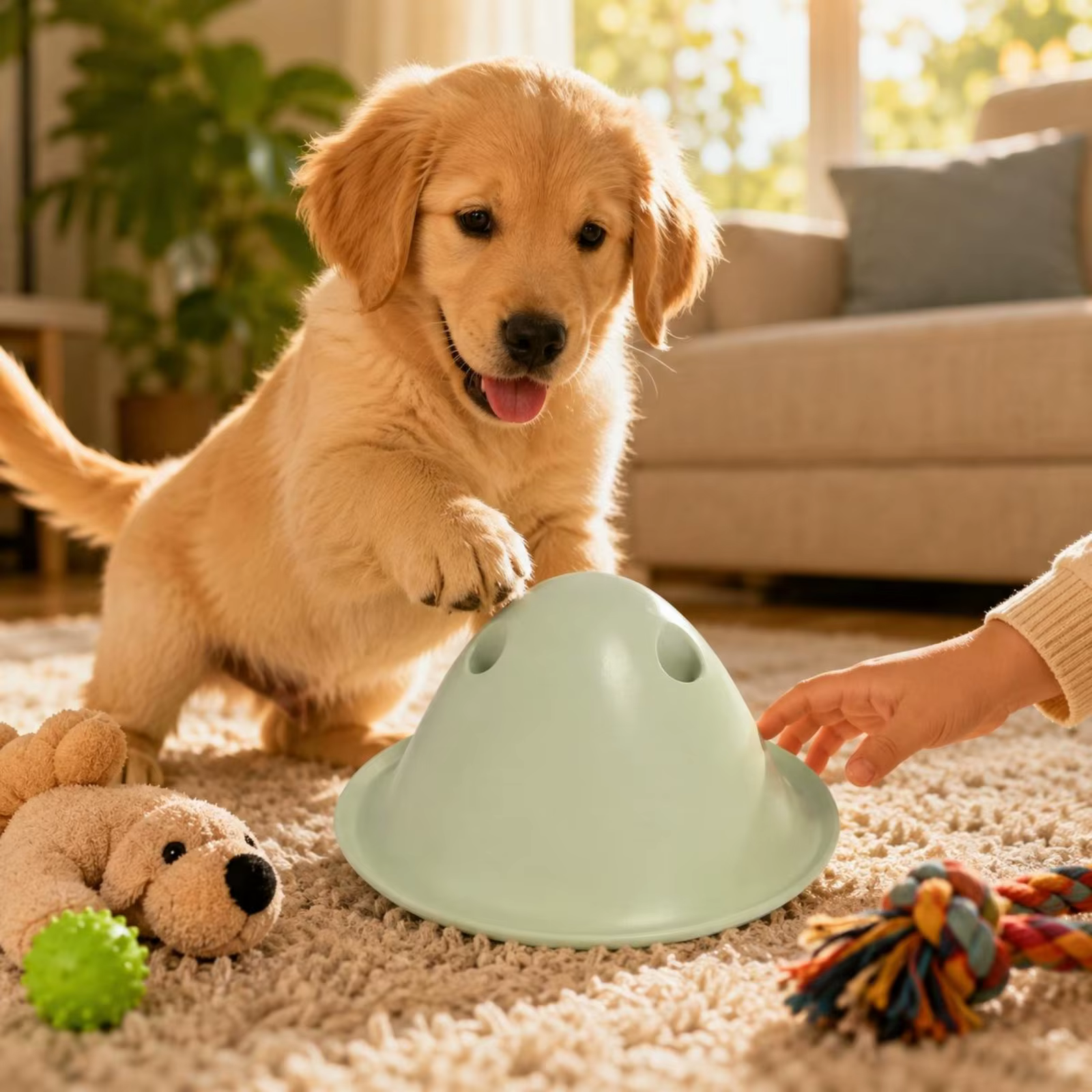 Juguete masticable duradero para perros: dentición, entrenamiento diario - imagen 2
