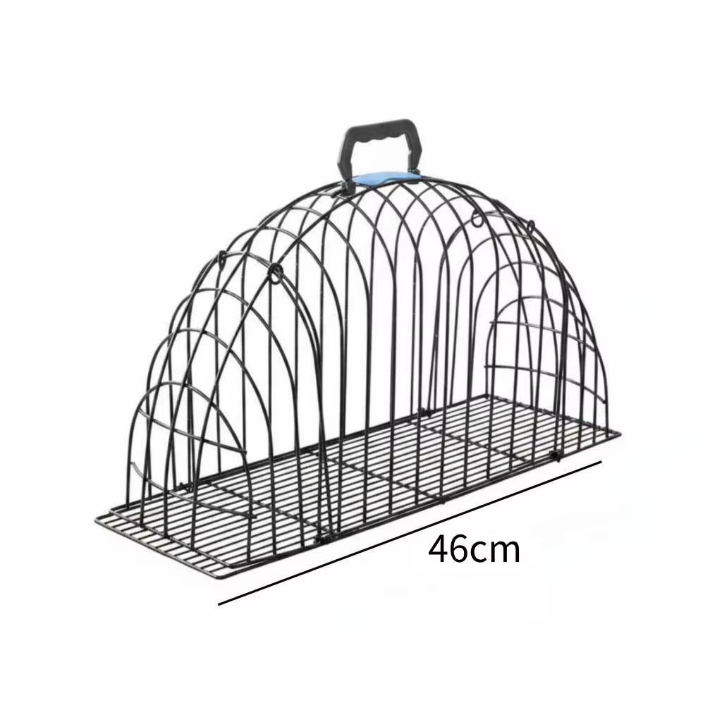 Jaula baño portátil para gatos – Semicircular antiestrés y antiarañazos - imagen 3