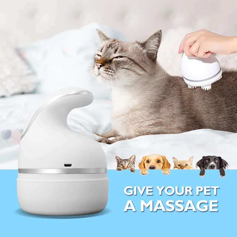 Masajeador eléctrico para gatos y perros: vibración profunda - imagen 5