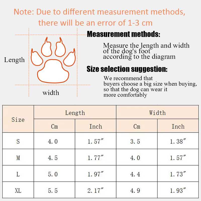 Botas de invierno para perros mini - vista lateral