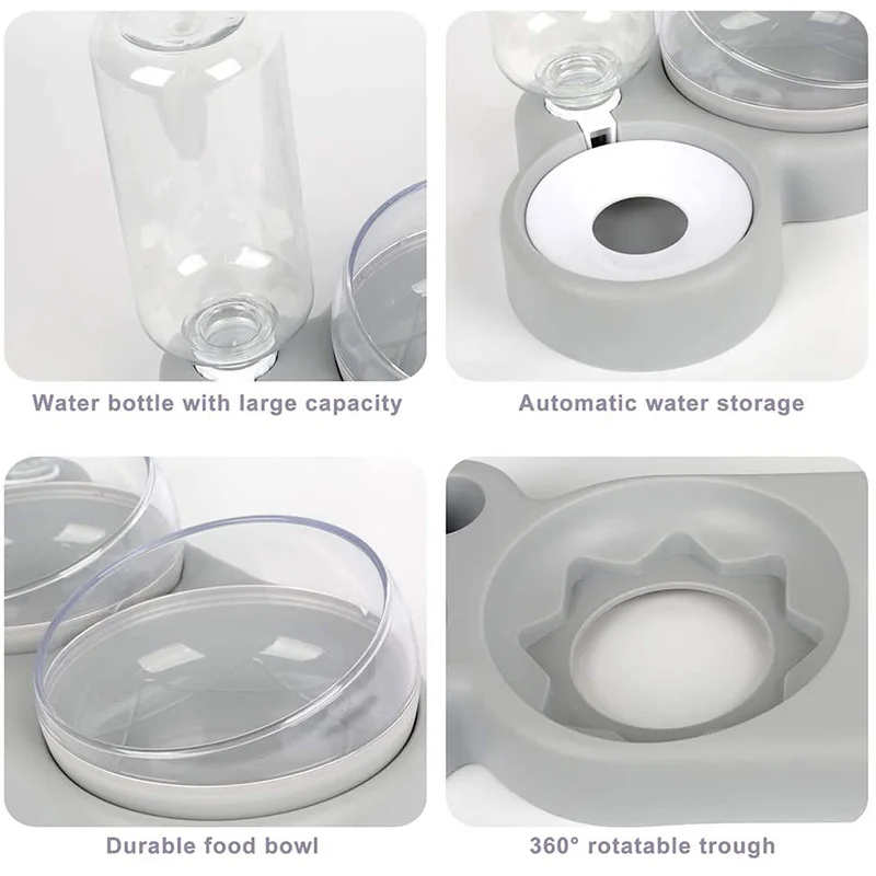 Componentes desmontables del juego de cuencos