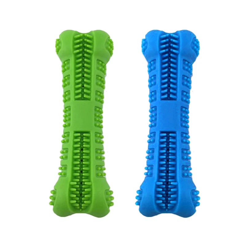 Varios modelos del cepillo masticable para perros