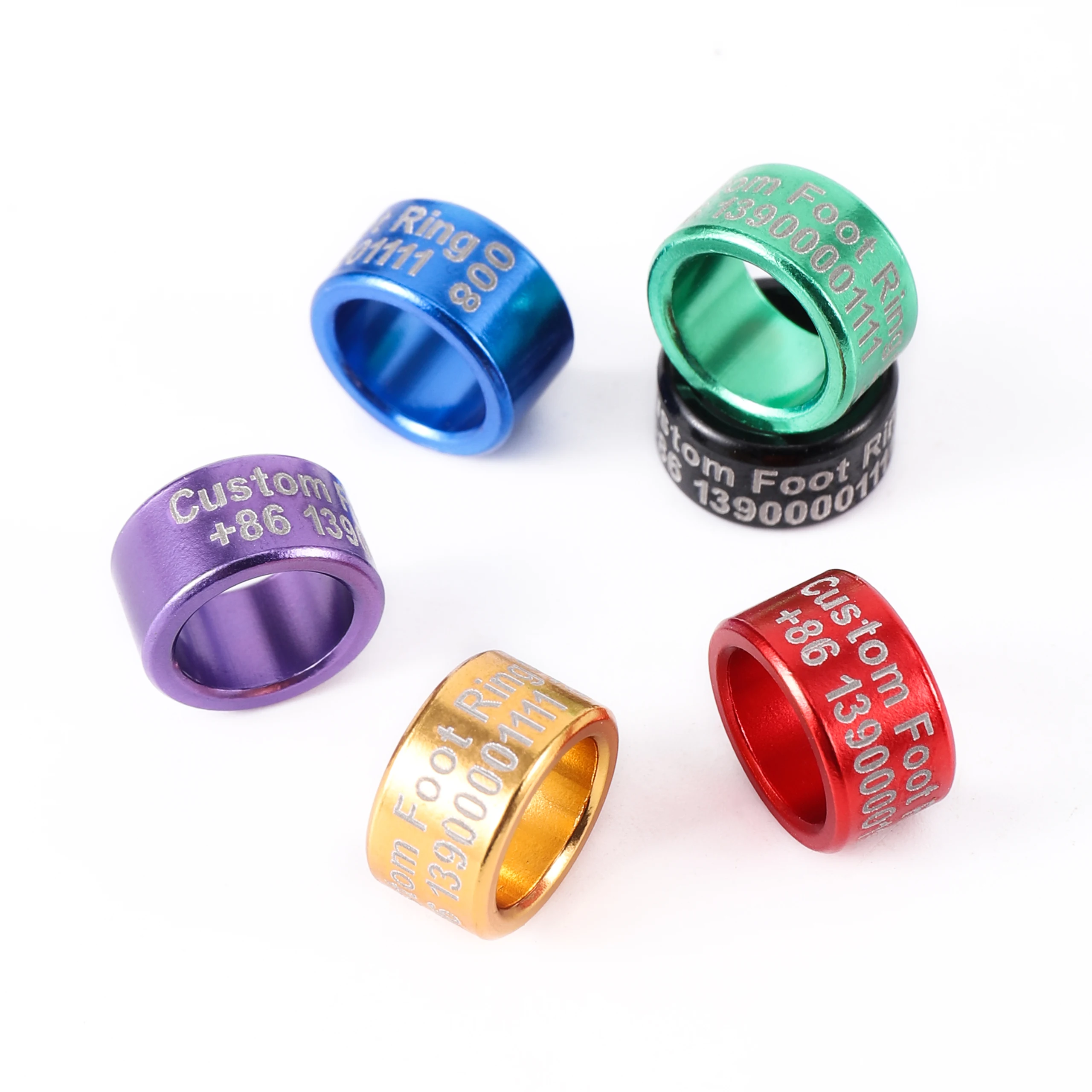 Anillo de pie para mascotas en diversos acabados